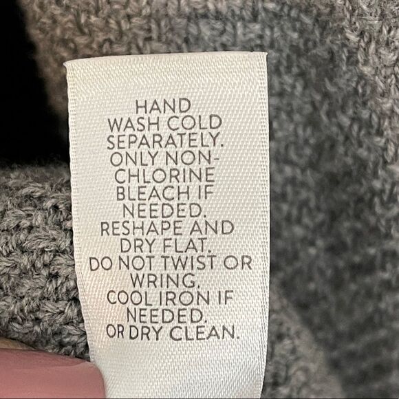 9. J.Jill Fringe Belted Oversized Knit Cardigan Size S - Picture 5 of 6